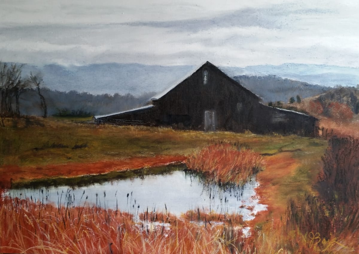Hinkle Barn, February by Judith Bair, Image 1.