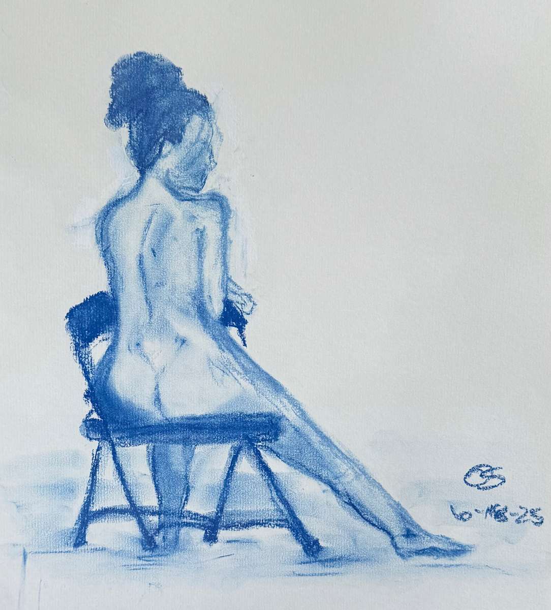 Phoebe on a Metal Chair by Olivia Sanchez, Image 6.