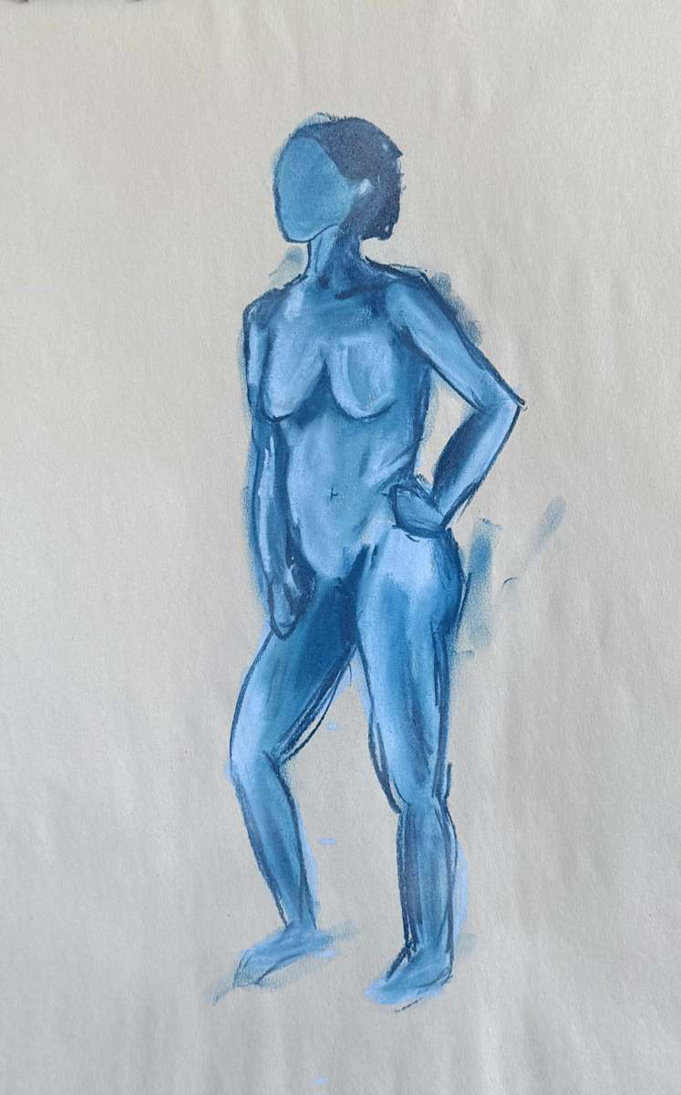 Jen in Blue by Olivia Sanchez 