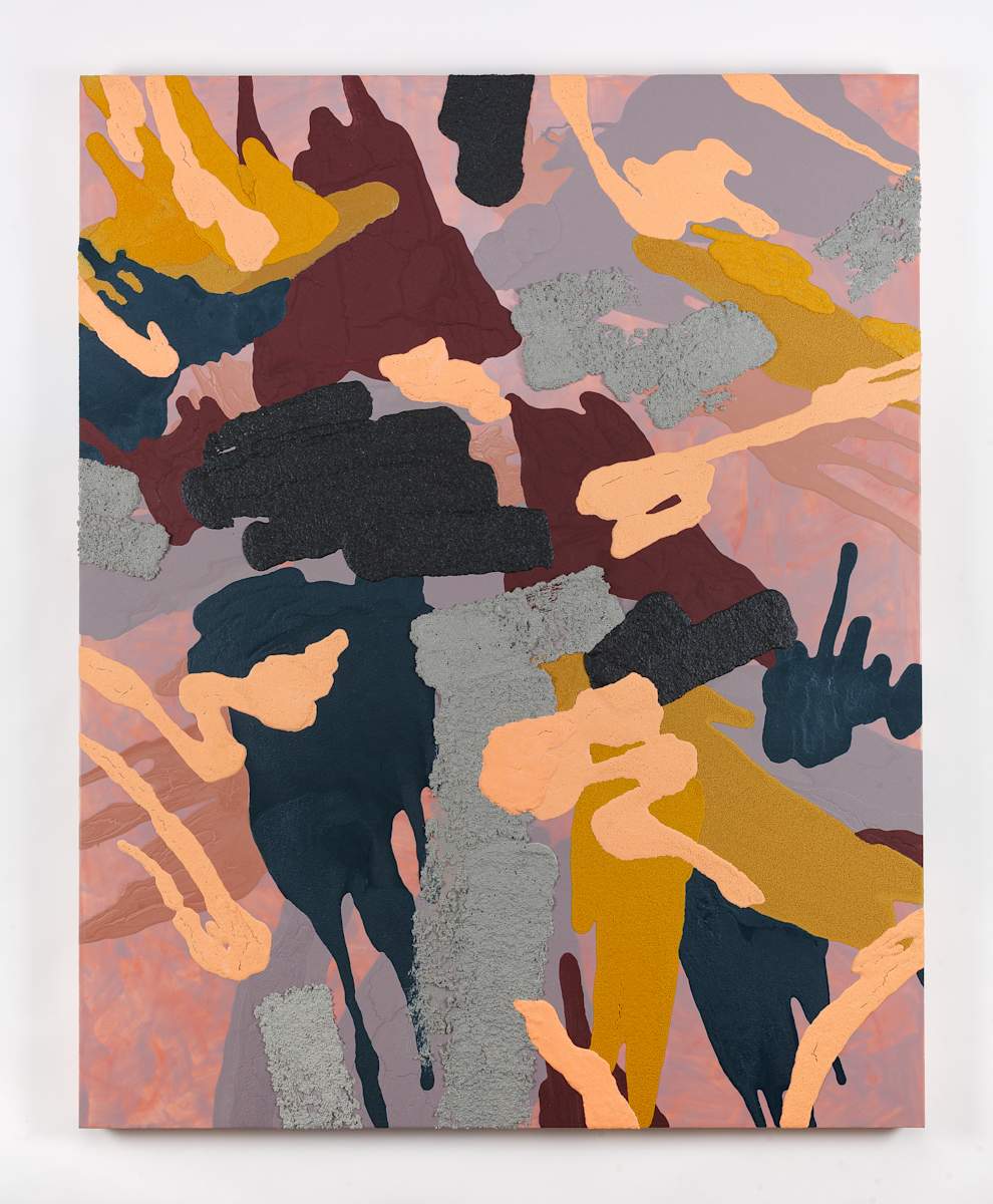 Cave by Sarah Trigg  Image: Sarah Trigg, Cave, acrylic and pumice on canvas, 60 x 48 inches