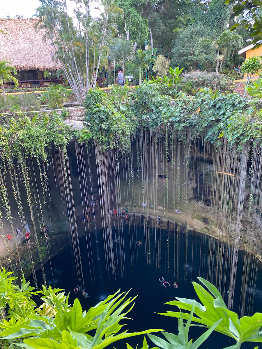 Cenote Ik Kil, Chichen Itza, Mexico by Marie Louise Bosin  Image: Cenote Ik Kil, Chichen Itza, Mexico