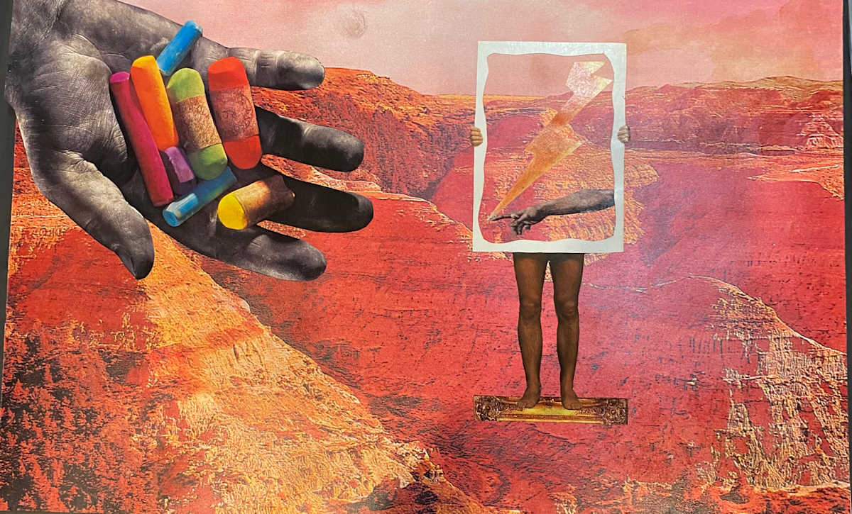 Collage Color from the Divine by Marie Louise Bosin  Image: Color from the Divine