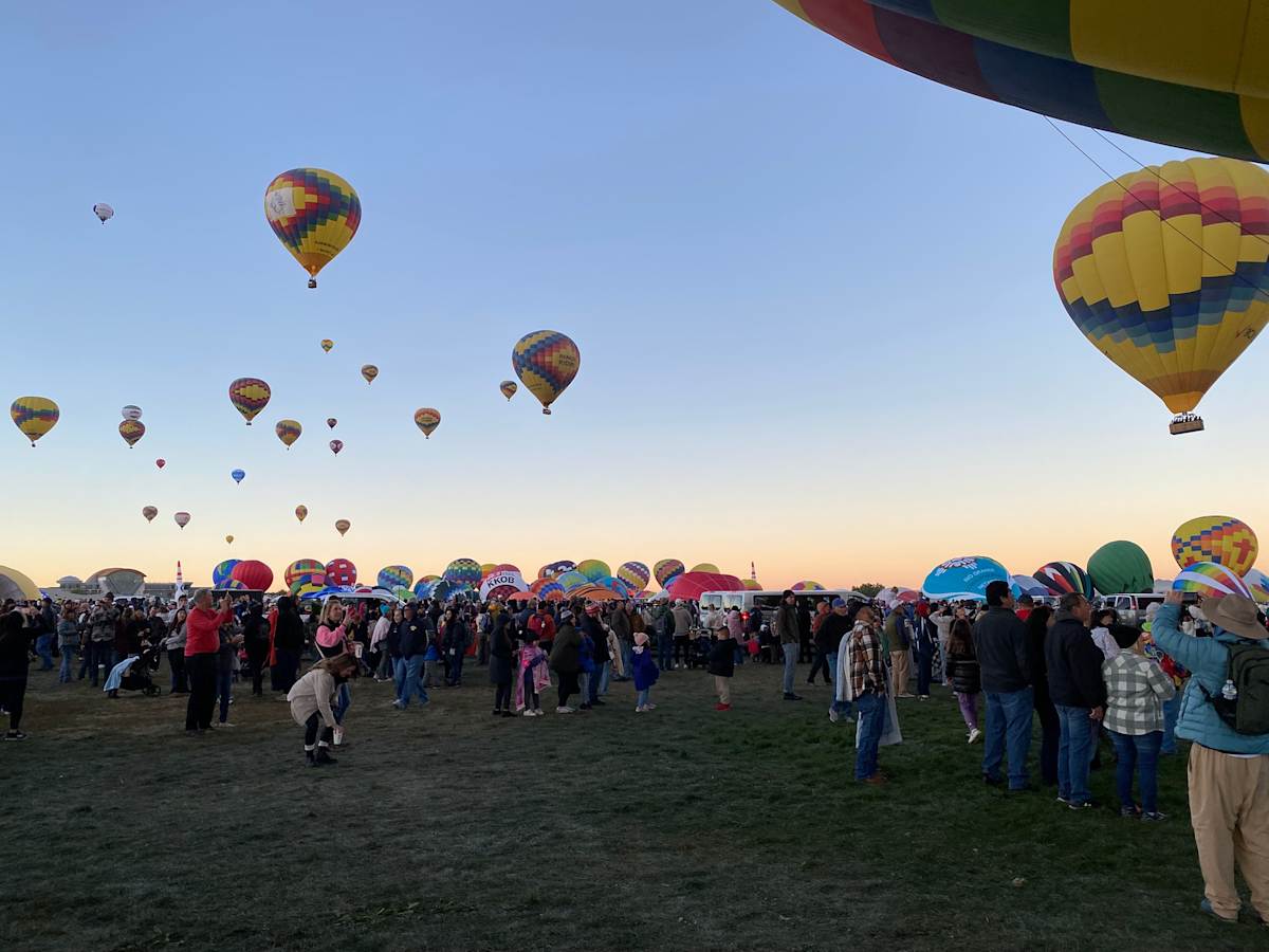 Balloon Fiesta 2025-Earlybirds by Marie Louise Bosin, MA  Image: Balloon Fiesta 2025-Earlybirds