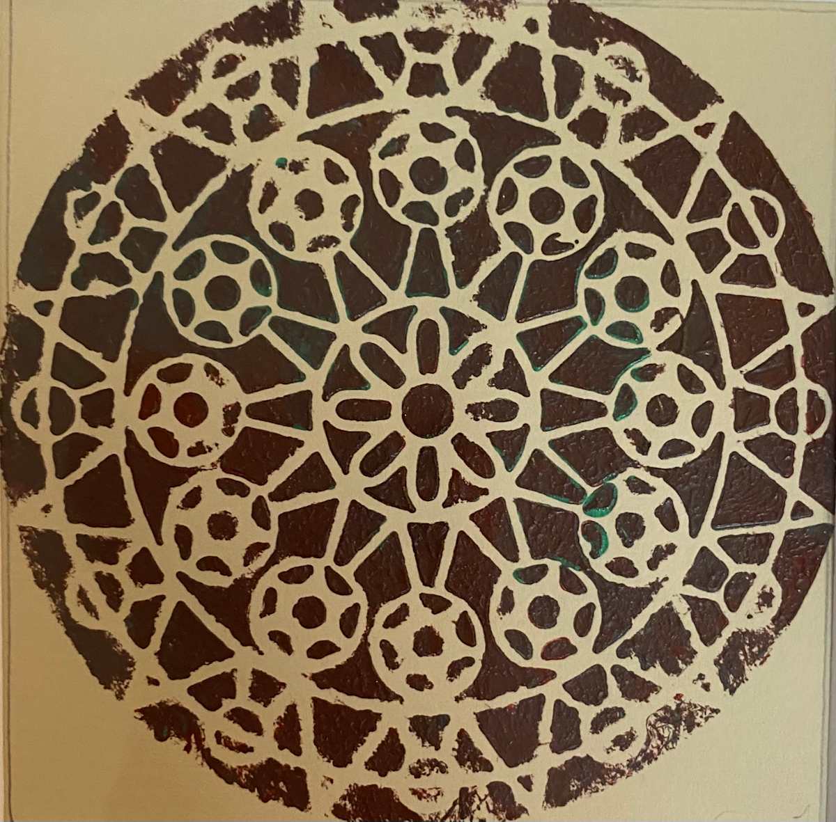 Mandala-Purple by Marie Louise Bosin, MA  Image: Mandala-Purple