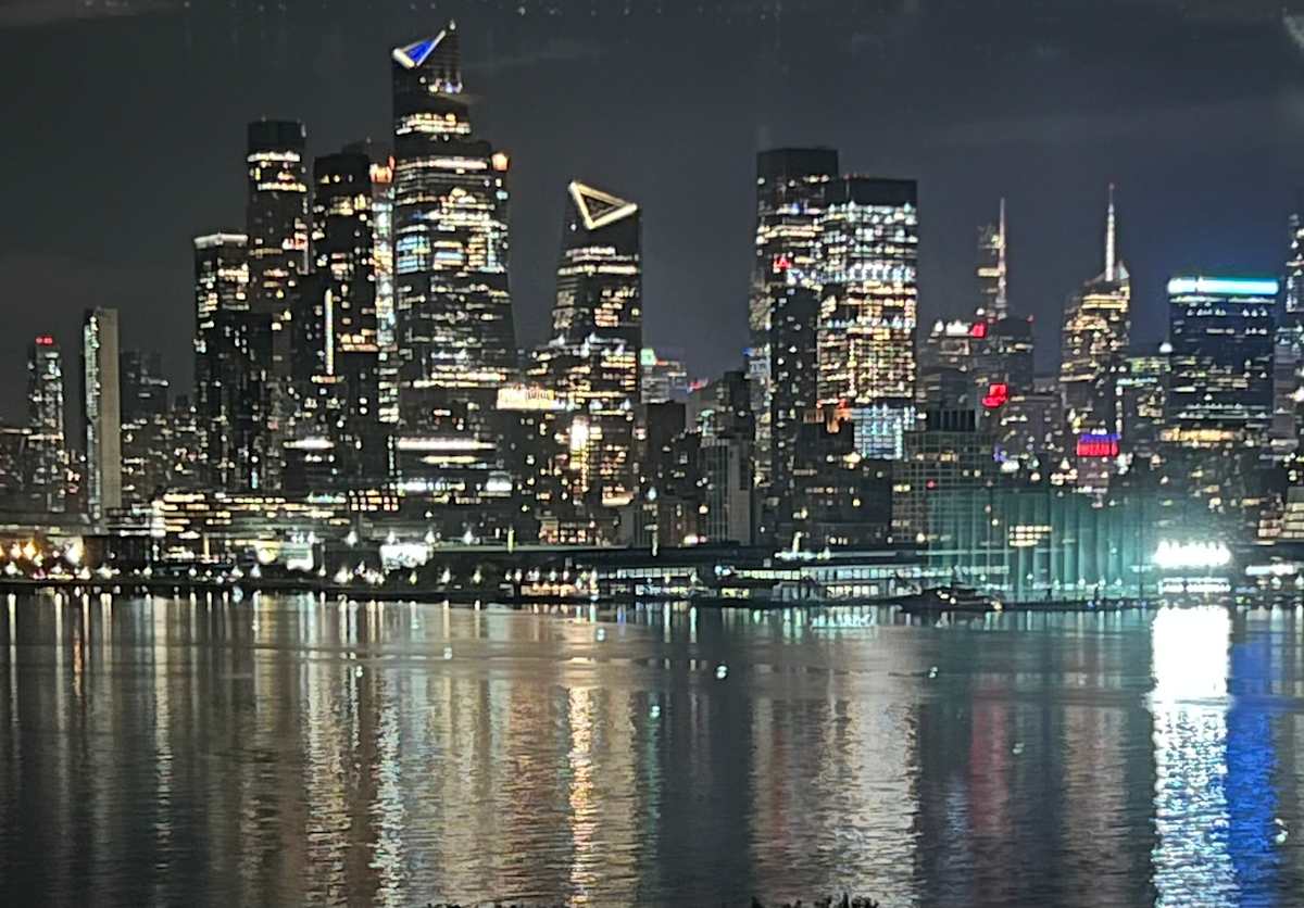 Photograph Up-Close New York Skyline from Hoboken by Marie Louise Bosin  Image: New York Skyline from Hoboken