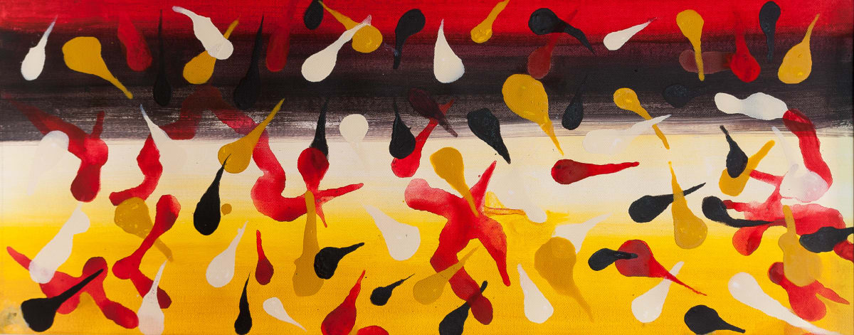 Roa piata  Image: Roa piata (flat wheel), acrylic on canva