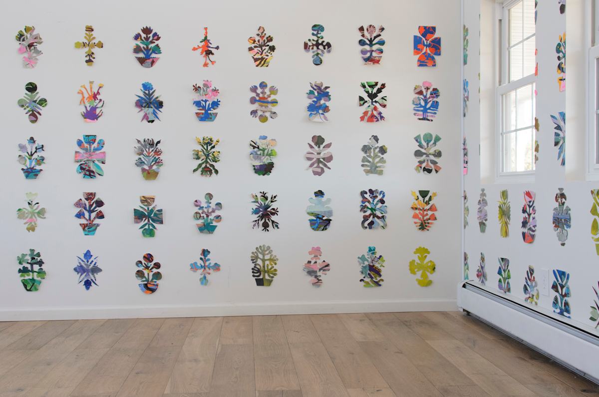 Recollection (Wallpaper Installation) by Colleen McCubbin Stepanic, Image 1.