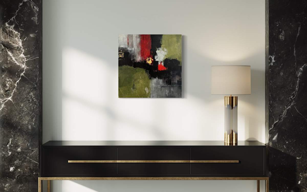 Held between fire and moss by Annette Surtees Contemporary Art 