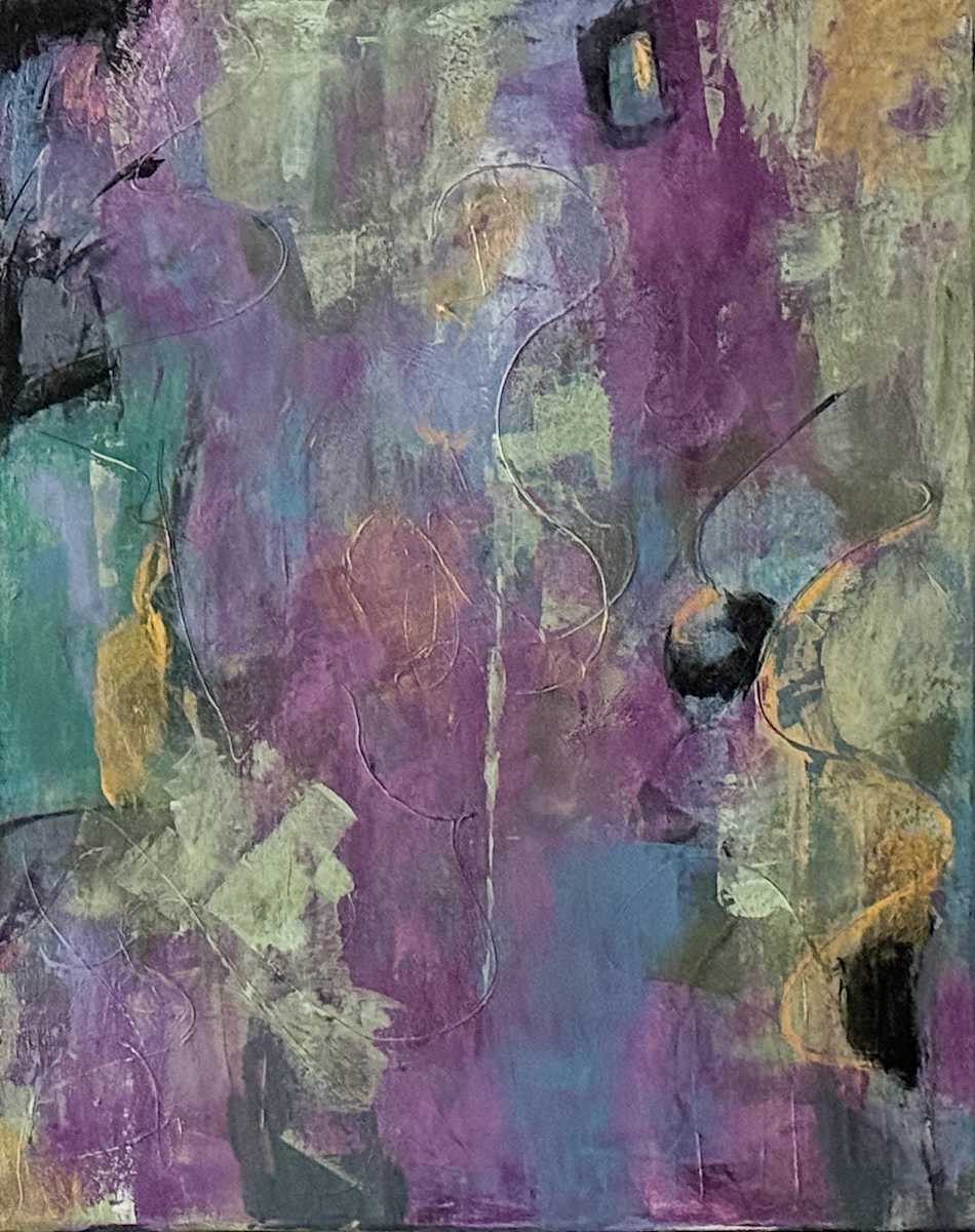Muted Lilac by Annette Surtees Contemporary Art 