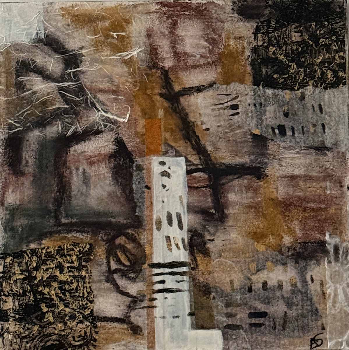 Black and Gold by Annette Surtees Contemporary Art 