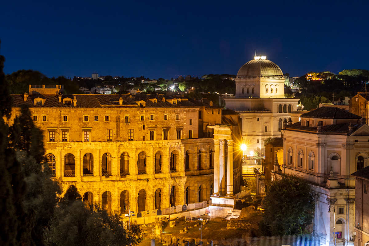 Roman Coliseum at Night by Daniel Butler 