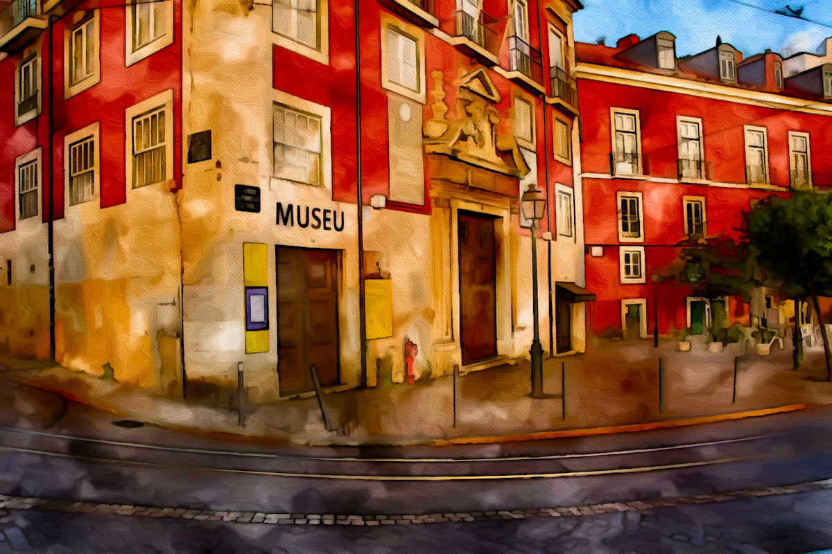 Museum in Lisbon by Daniel Butler  Image: Lisbon museum aglow at sunrise