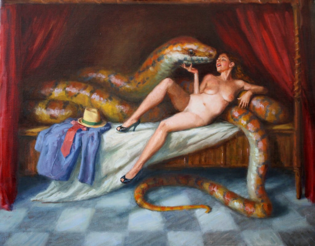 Conversation With A Snake by Dave Lebow 