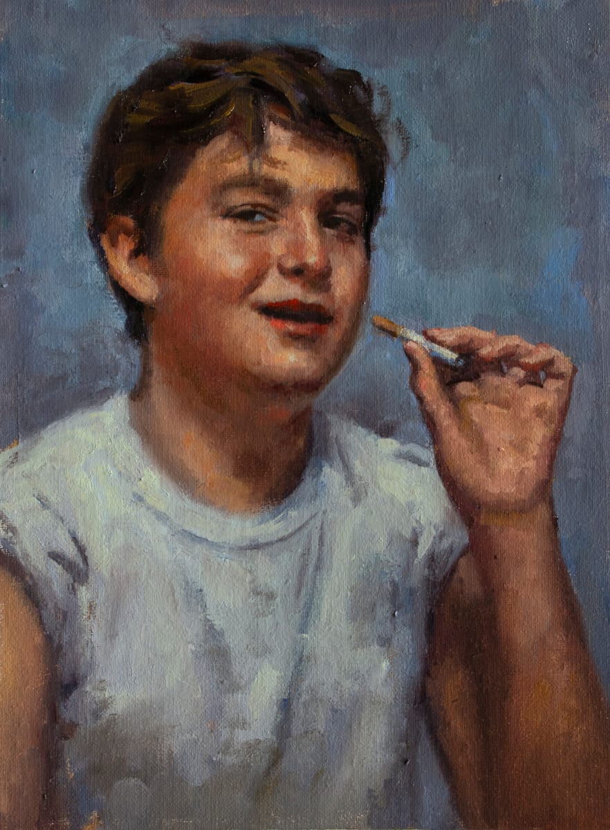 Kid Smoking  04 by Dave Lebow 