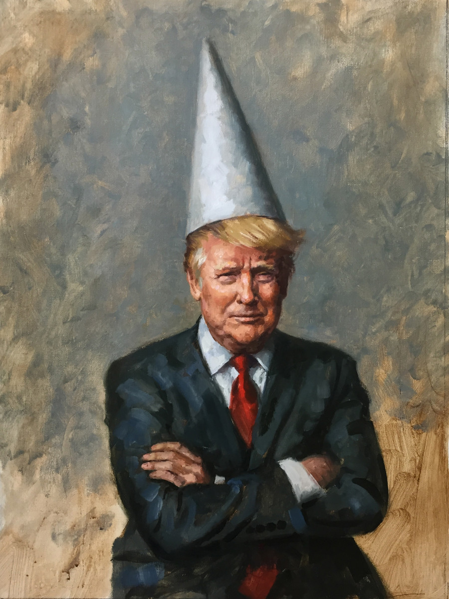 Trump -Fool On Hill by Dave Lebow 