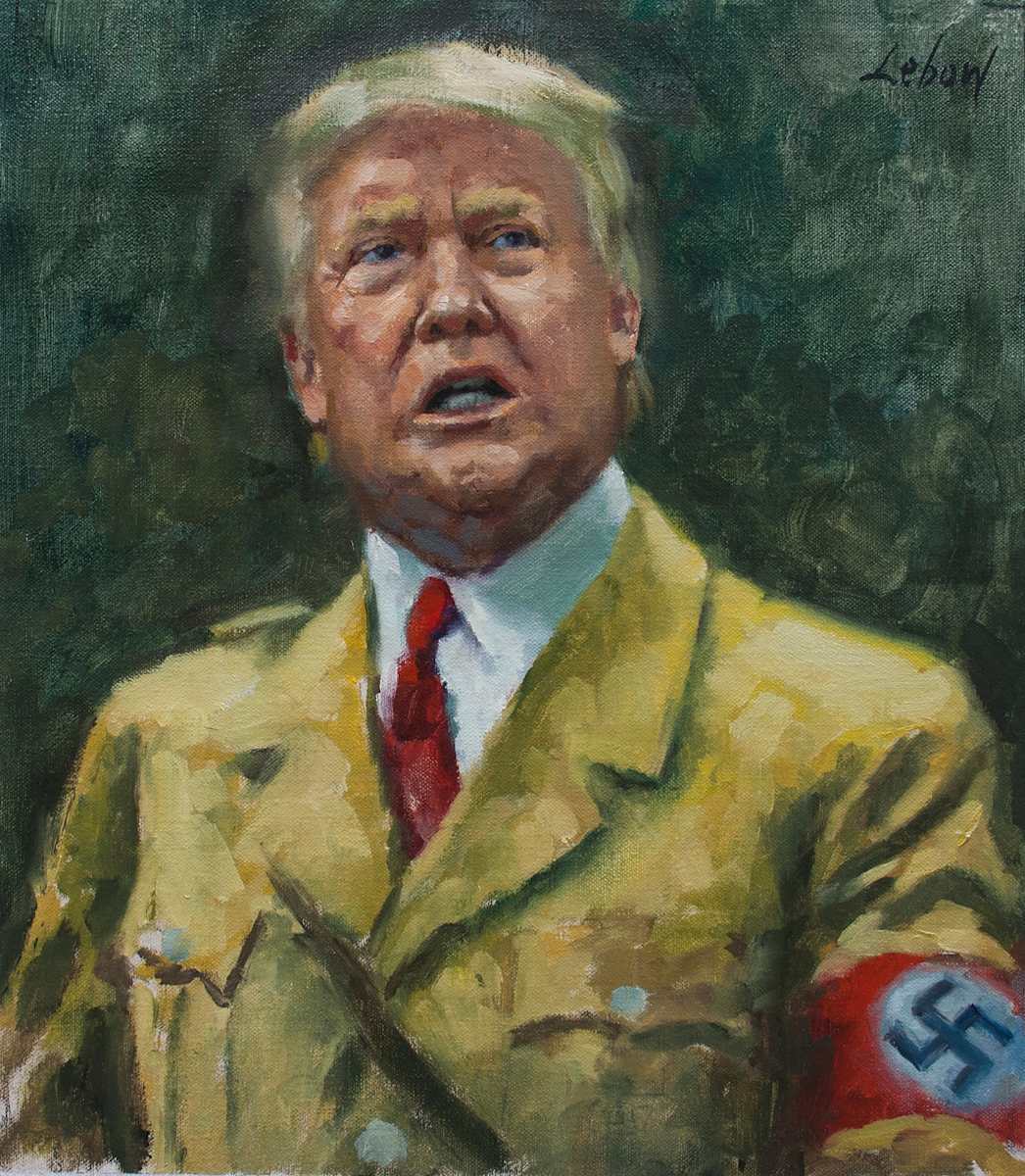 Trump= Hitler by Dave Lebow, Image 1.
