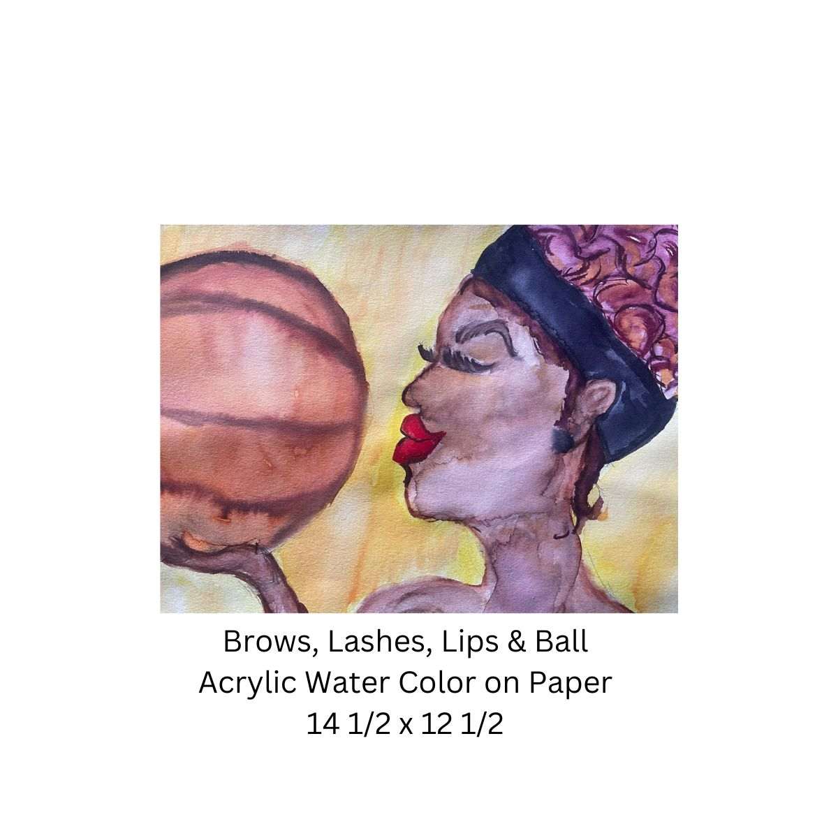 Brows, Lashes, Lips & Ball by Yolanda Patton, Image 1.