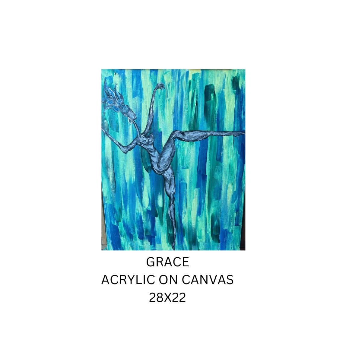 Grace by Yolanda Patton  Image: What do you see...an angel falling, a dancer or someone simply giving herself Grace...