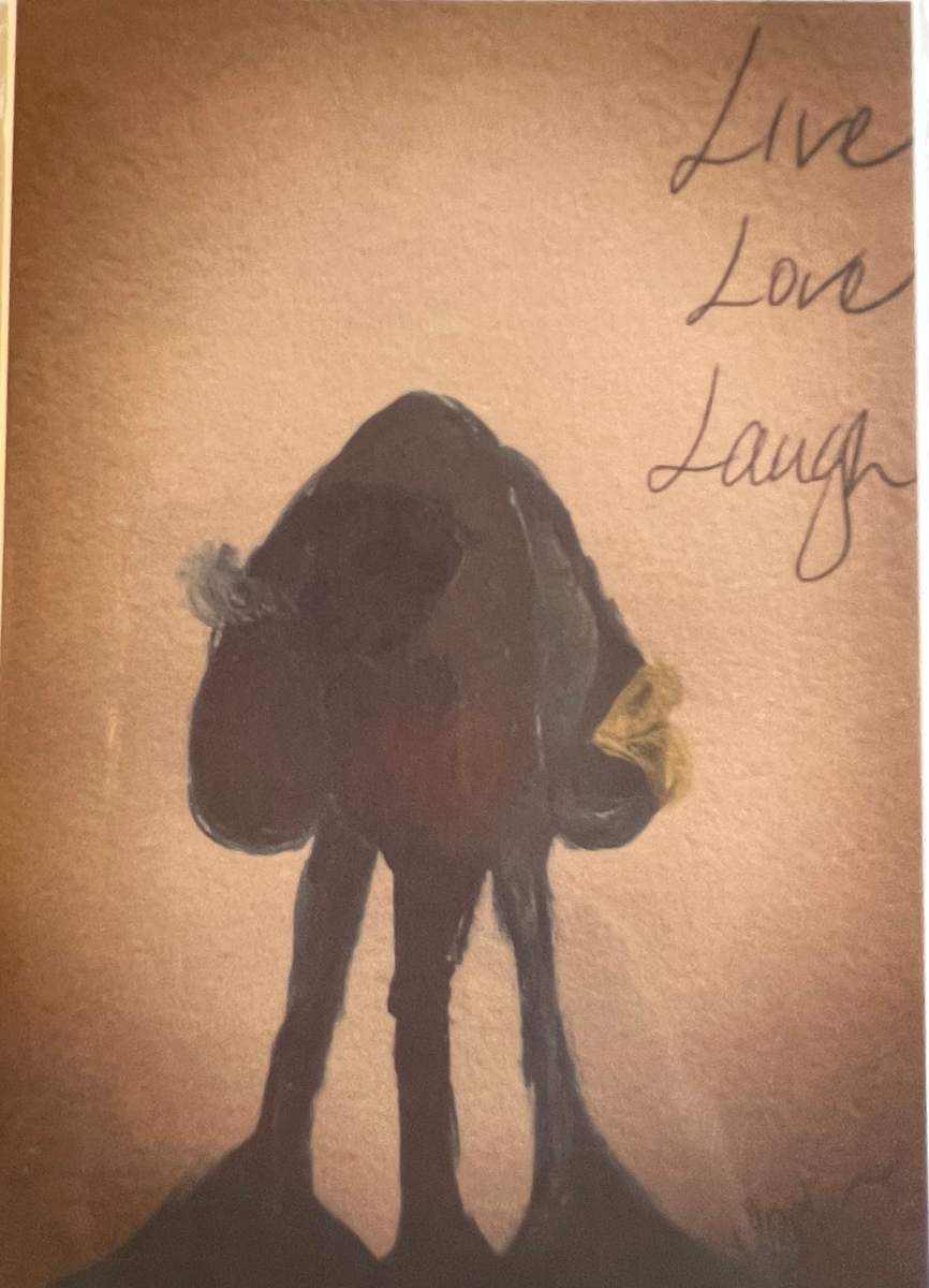 Live Love Laugh / Darker Shade / LG Card #1 by Yolanda Patton 