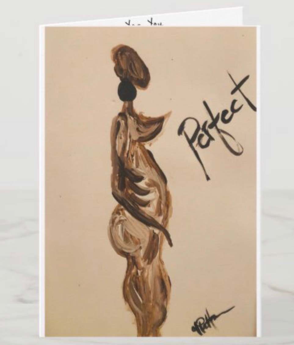 *Greeting Cards* Perfectly Flawed by Yolanda Patton, Image 1.