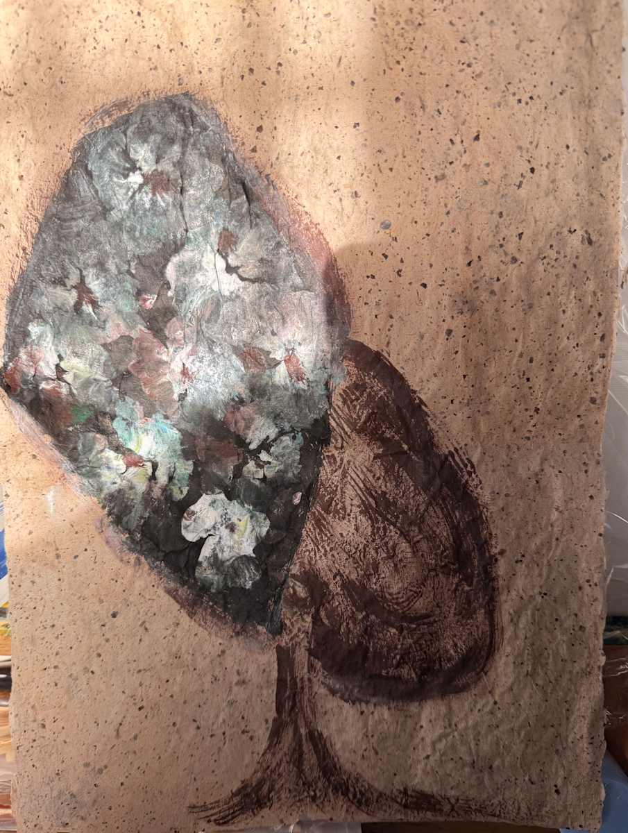 Rice Paper & Flowers #6 by Yolanda Patton, Image 1.