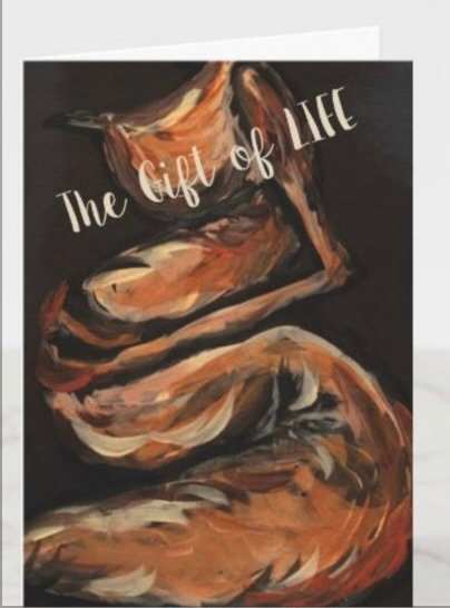 *Greeting Card* The Gift of Life by Yolanda Patton  Image: The Gift of Life...bringing in a New