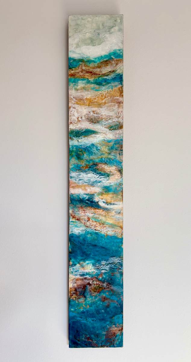 Kaleidoscope of the Seas- Left 1 Panel by Christine Deemer 