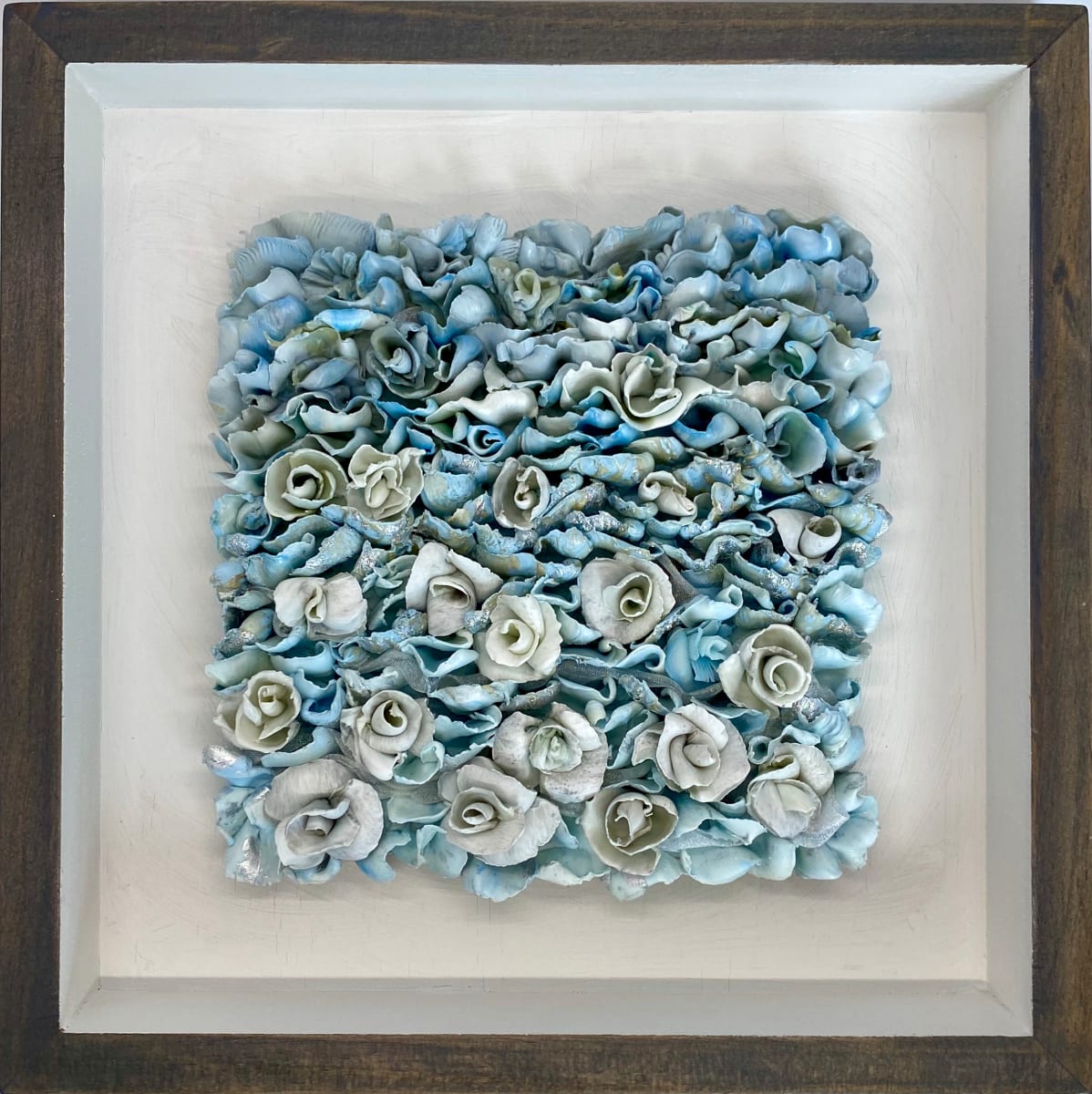 Flowers in Sea Foam by Christine Deemer 