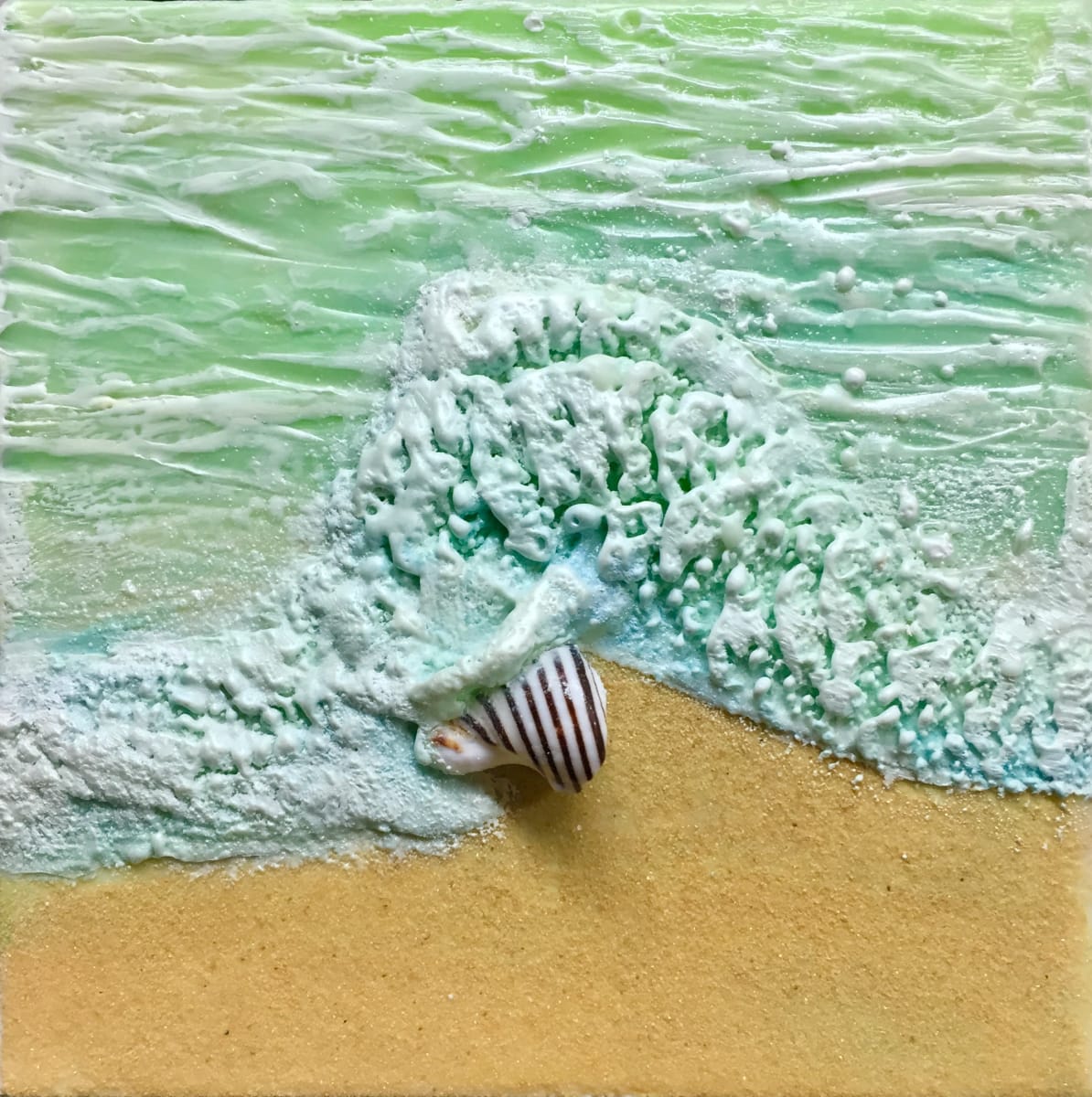 Huatulco Shell II by Christine Deemer 