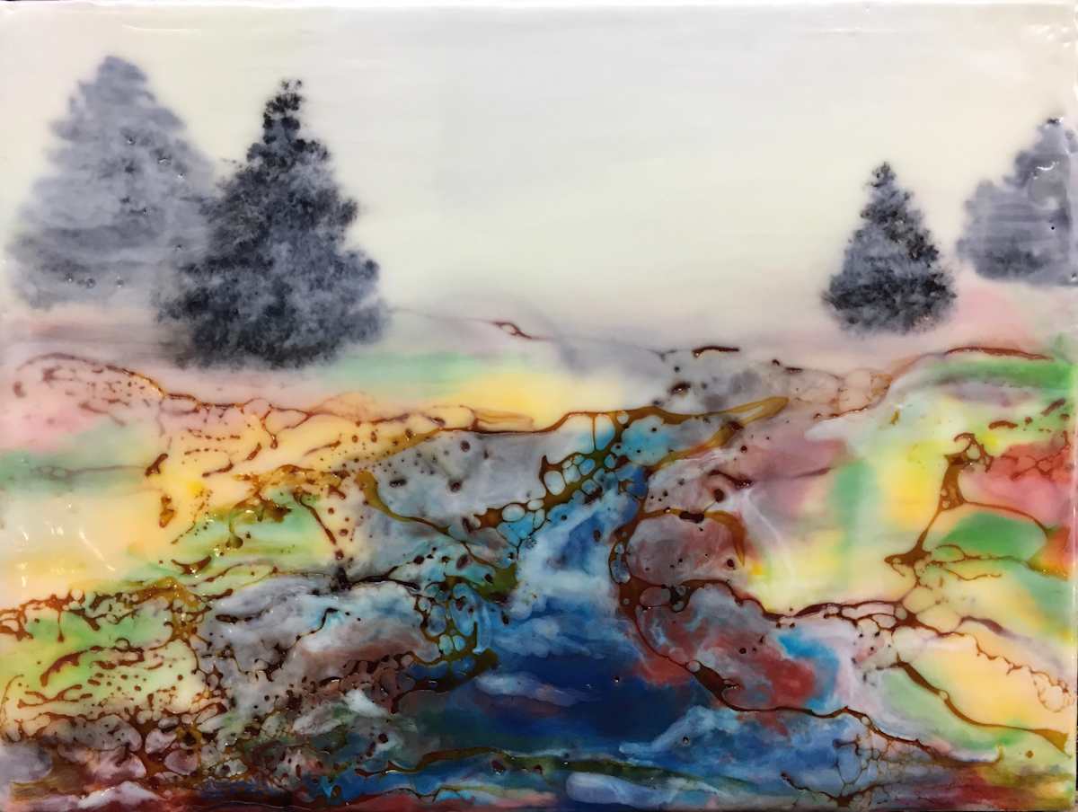 Misty Waterfall by Christine Deemer, Image 1.