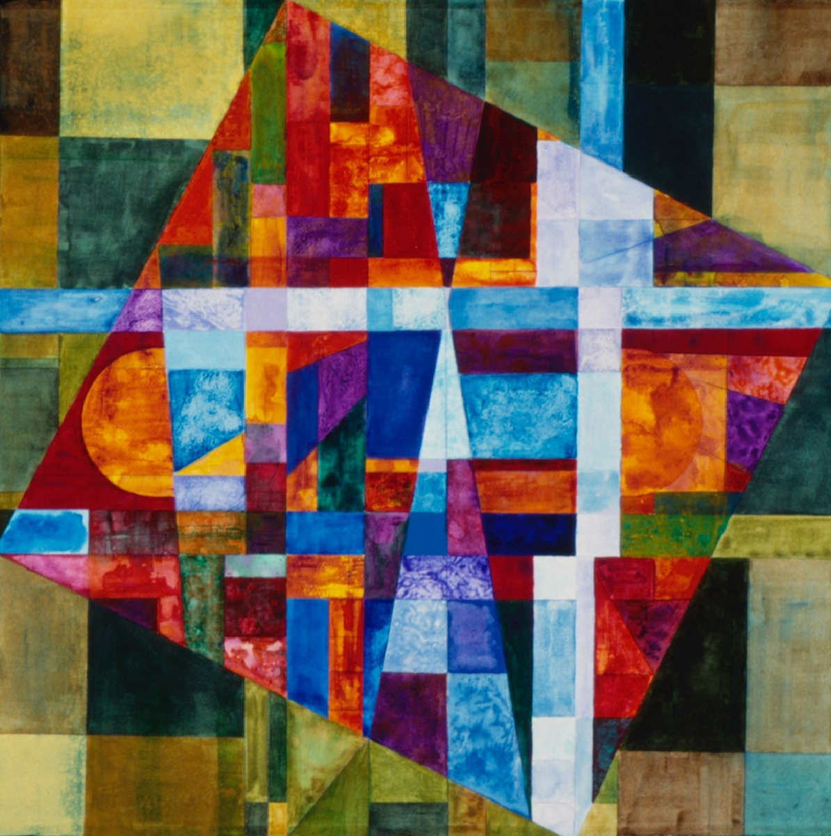 City (Aerial View) by Denise Lindgren 