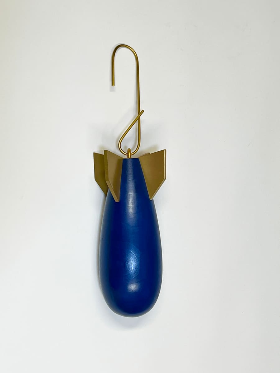 Tannenbomb (blue) by Walter Robinson 