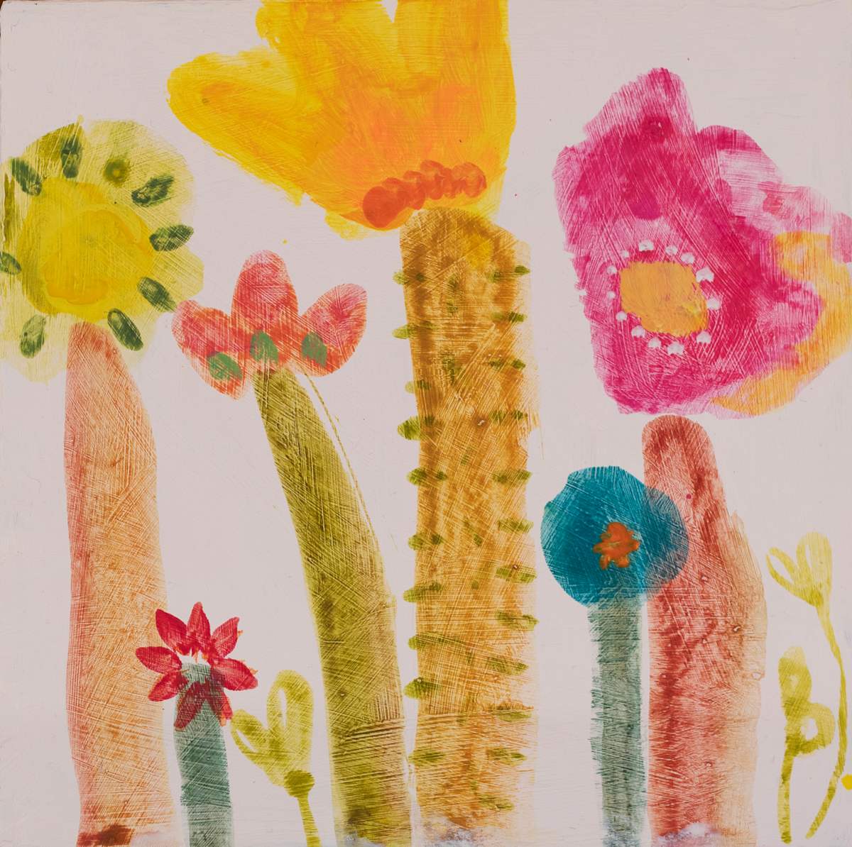 Fun Flowers Four by Brigitte Girling, Image 1.