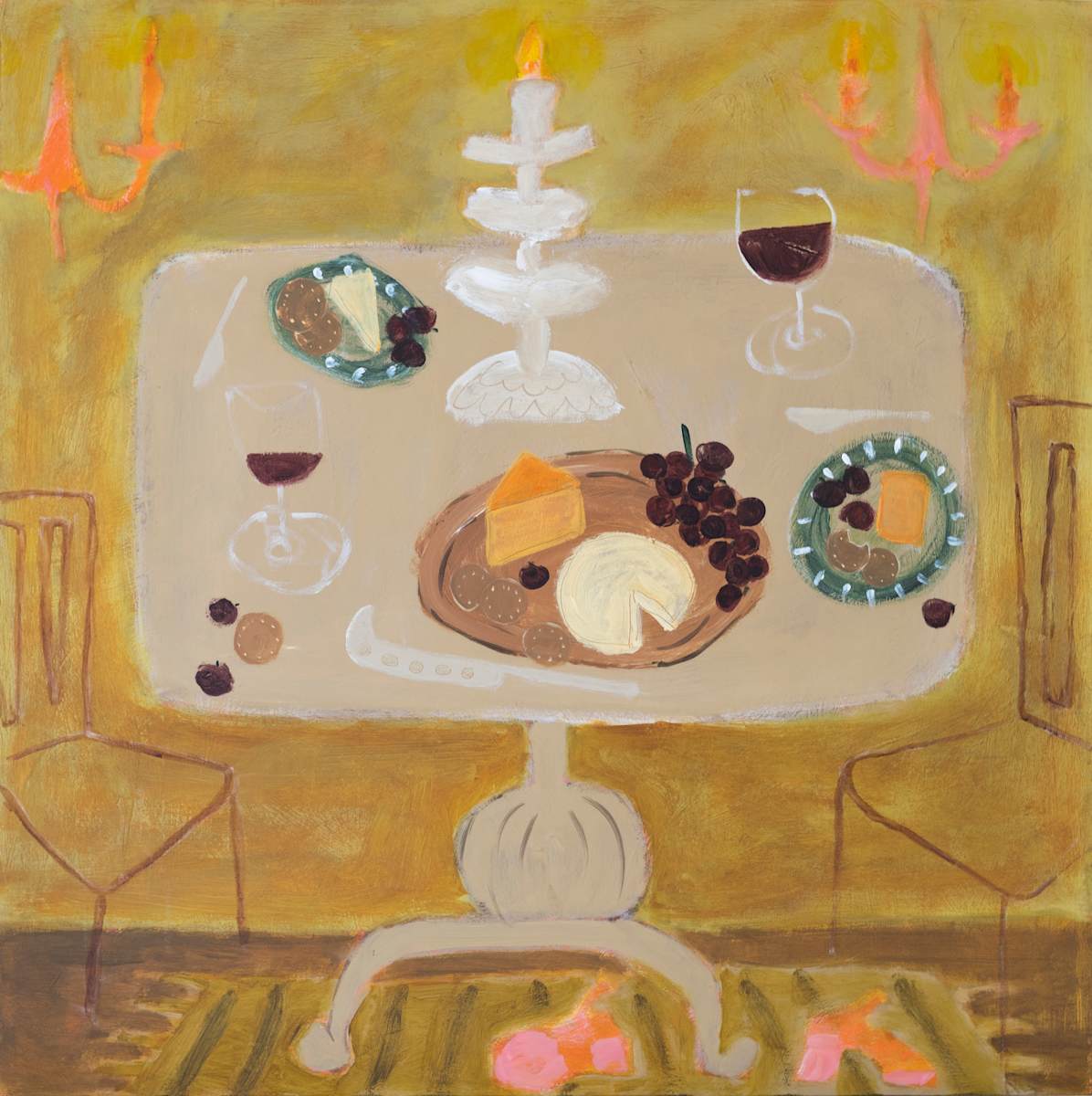 Shoes Off & Candlelight by Brigitte Girling 