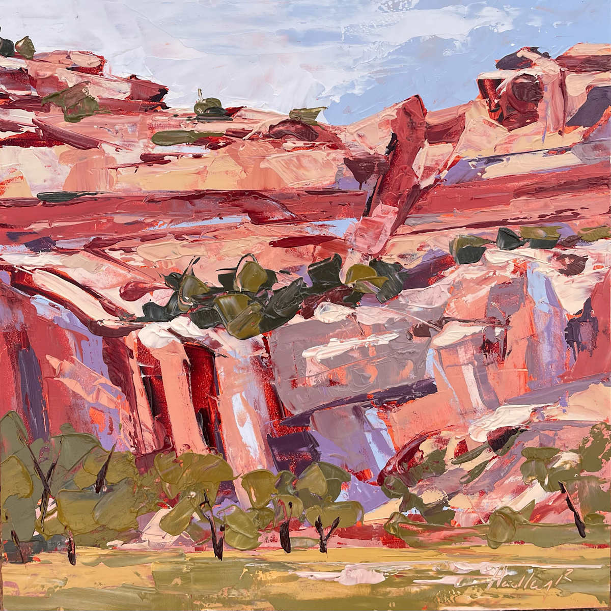 Cliff Face, Holt Orchard by Hadley Rampton 