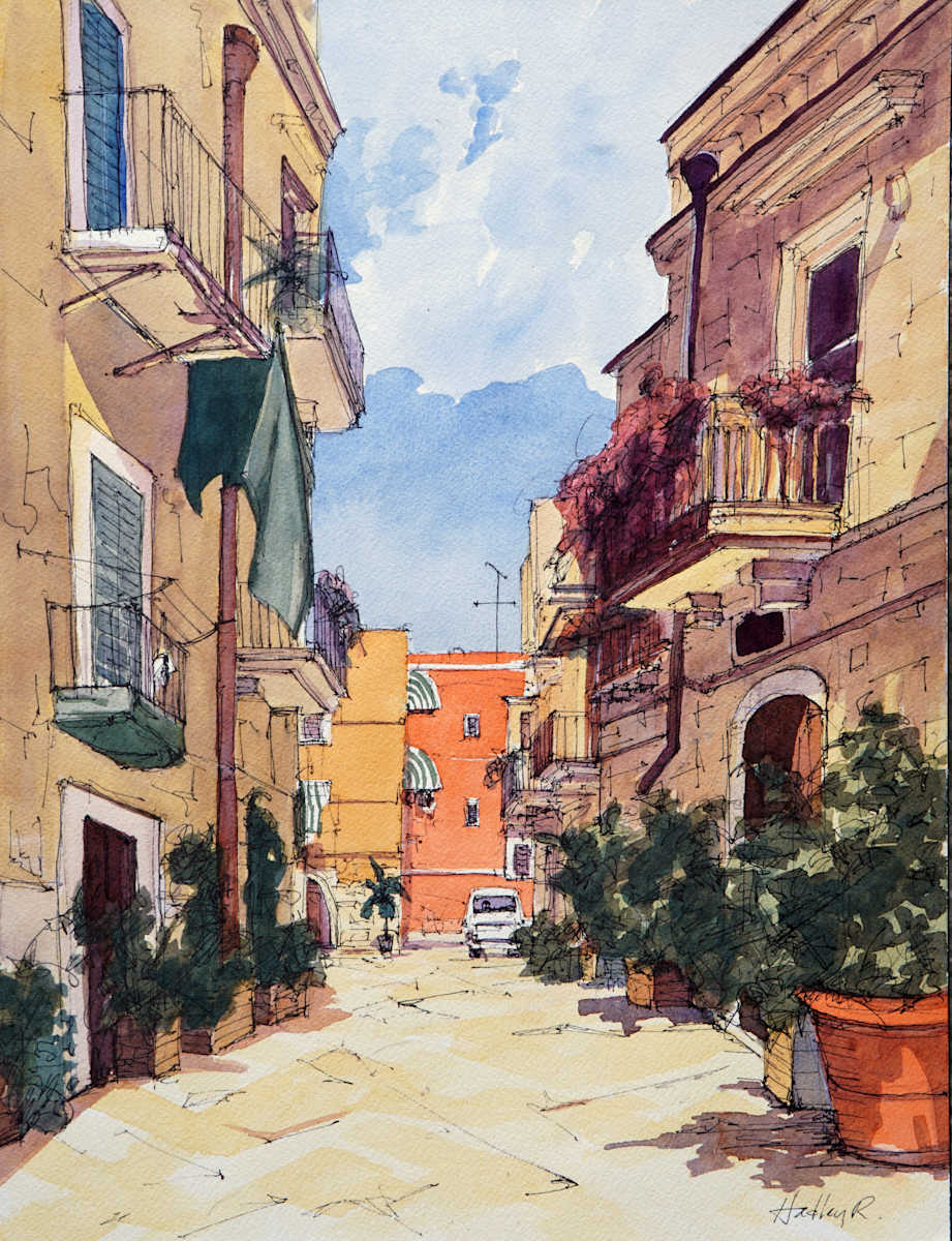 Old Town Bari, Italy by Hadley Rampton 