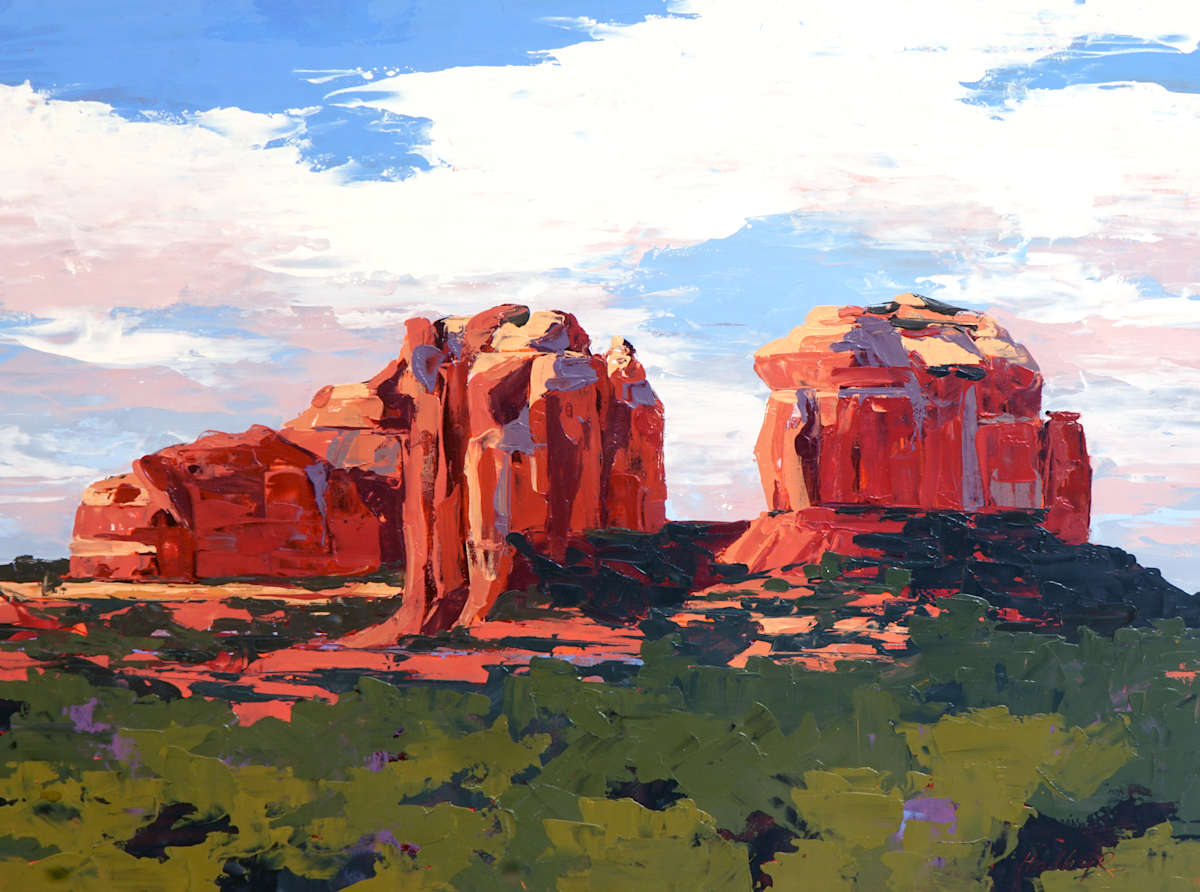 Parting Clouds, Sedona by Hadley Rampton 