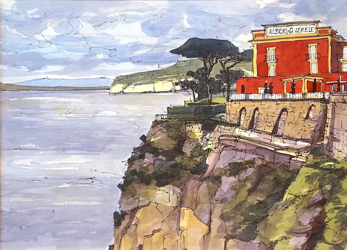 Sorrento View, Italy by Hadley Rampton 