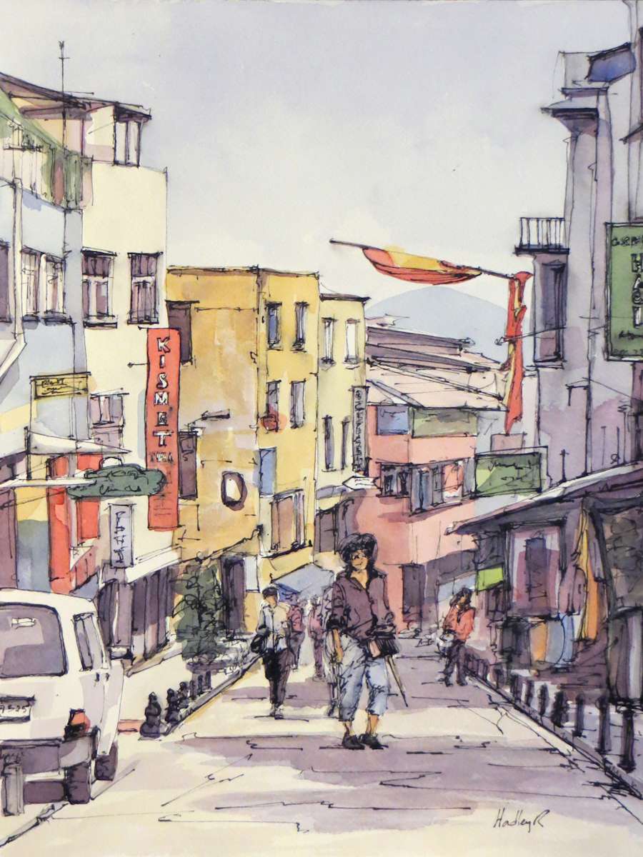 Uphill, Istanbul by Hadley Rampton 