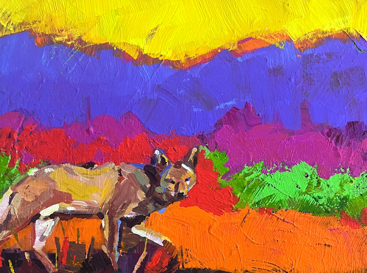 Coyote Creeping by Laura Green, Image 1.