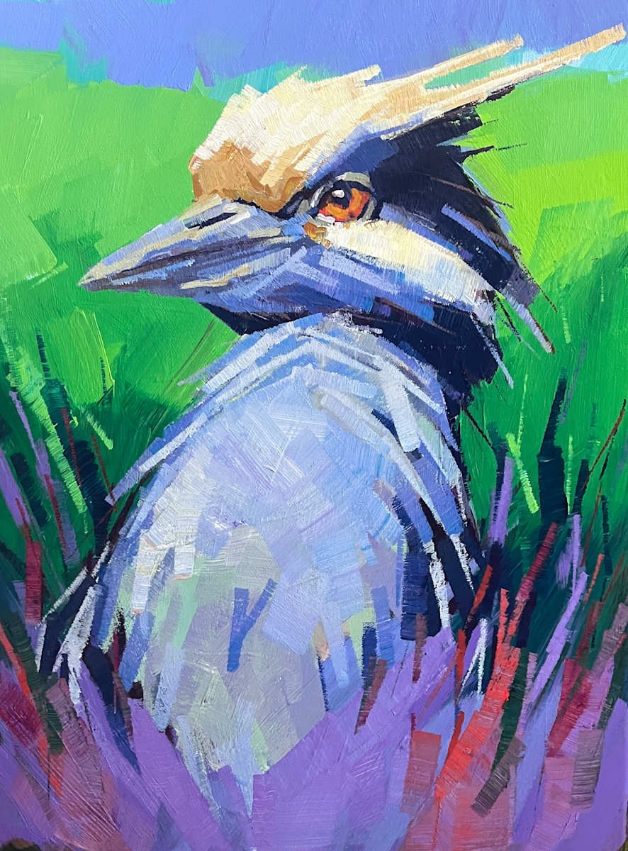 Yellow-crowned Night Heron by Laura Green, Image 1.