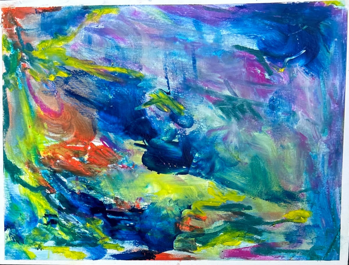 neon blues! by MOLLY HOWELL 