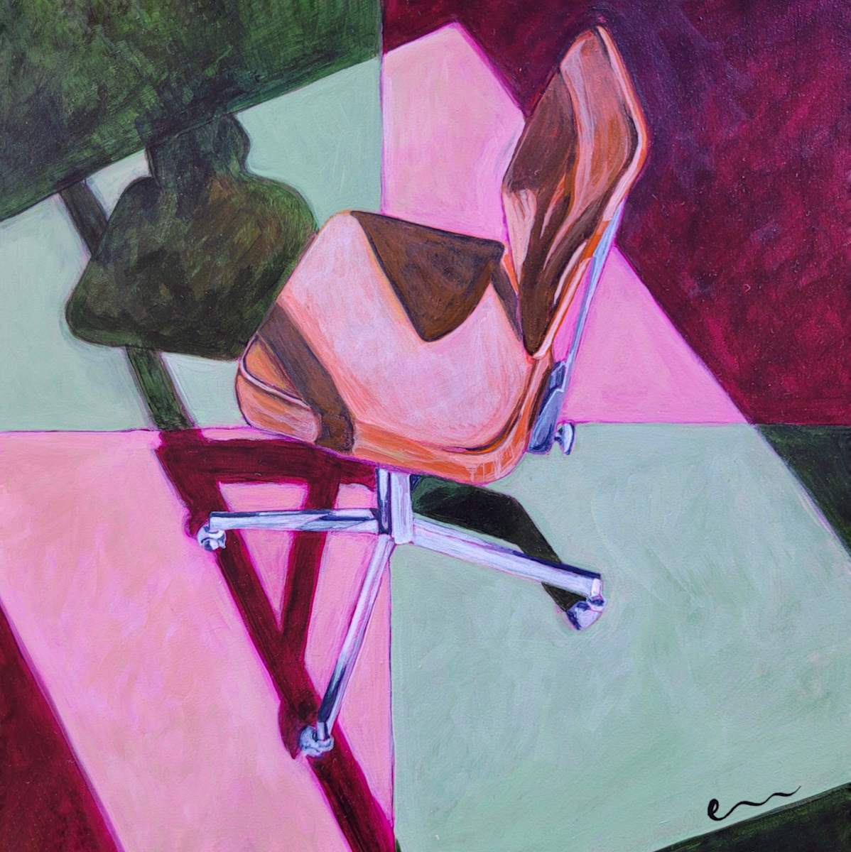 No. 7 Chairs and Shadows Series by Emily Bharatiya 