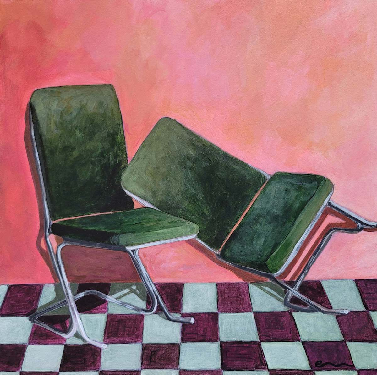 No. 4 Chairs and Shadows Series by Emily Bharatiya 