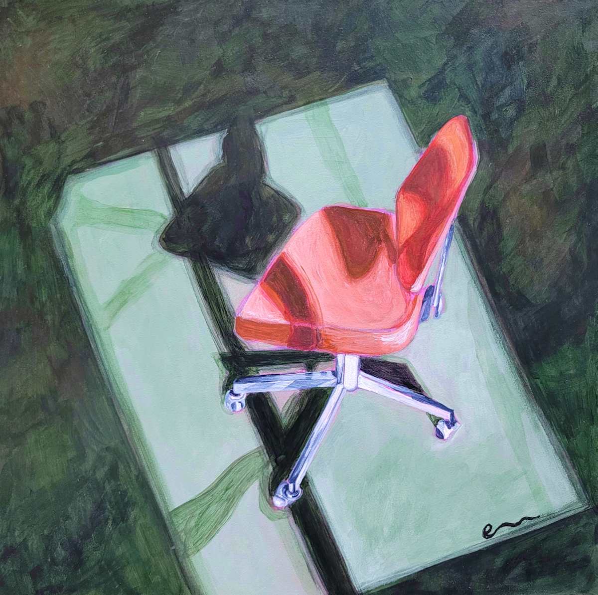 No. 8 Chairs and Shadows Series by Emily Bharatiya 