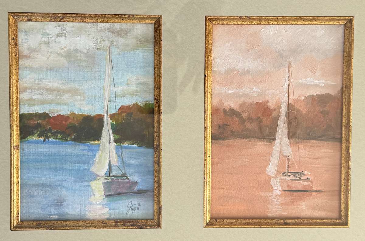 Two Studies - Waiting for the Winds of Change by Janice Tippett 