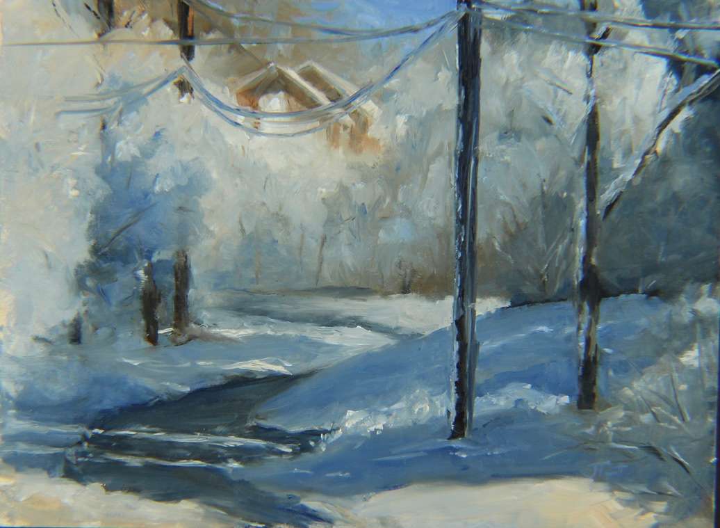 Snow Shadows by Janice Tippett 