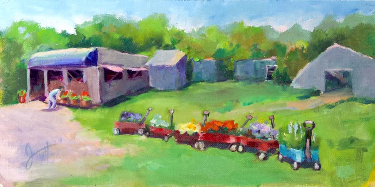 The Wagon Garden by Janice Tippett, Image 1.