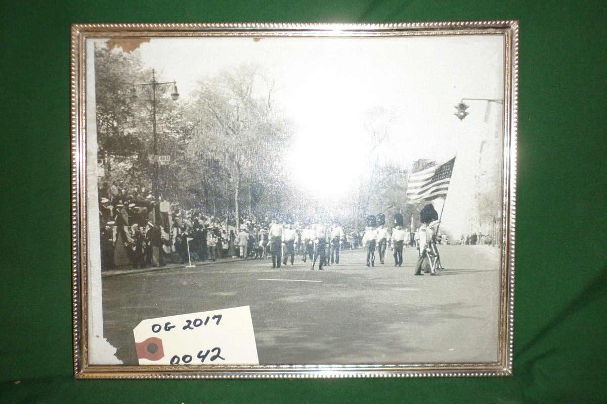 Old Guard Marching in a Parade 