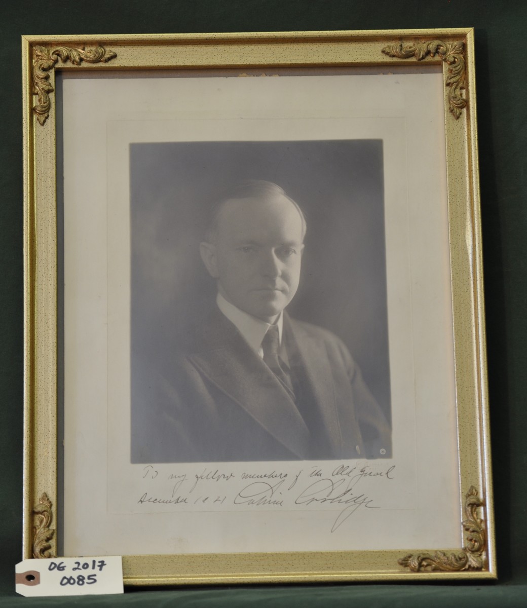 Signed Photograph of Calvin Coolidge  